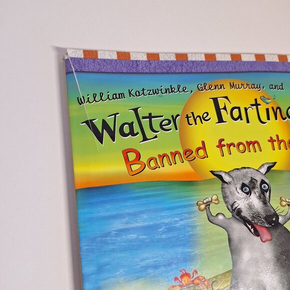 3 Walter The Farting Dog Book Lot Goes on a Cruise Banned from the Beach Colman - Picture 3 of 9